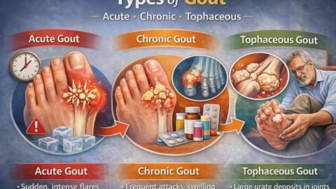 Types of Gout (Acute, Chronic, Tophaceous)